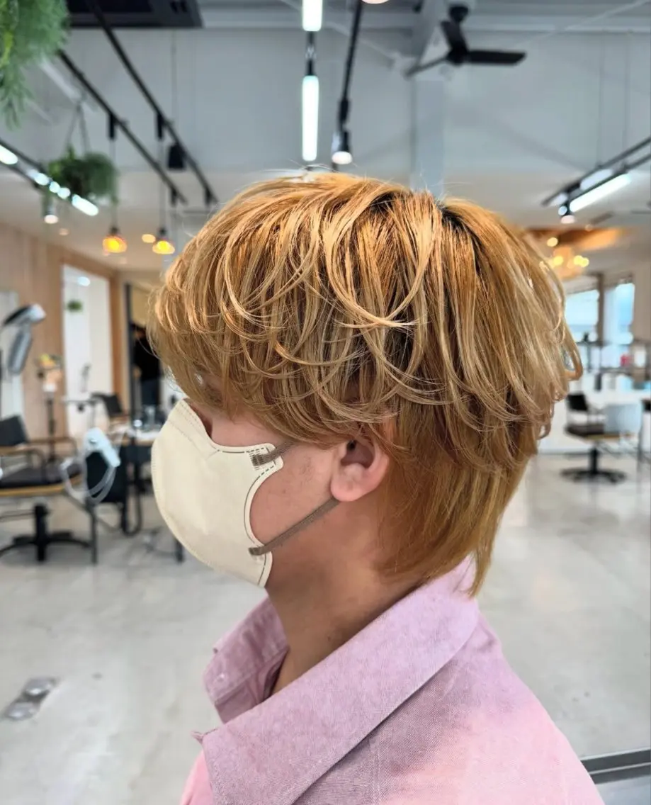 カラー ブリーチ ハイトーンカラー GRANDEUR natsukiのヘアスタイル
