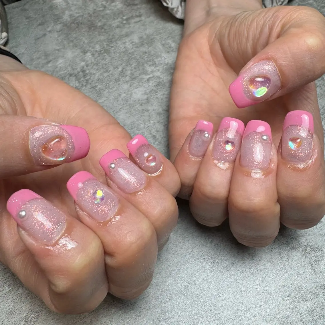 ネイル フレンチネイル ピンク MATATABI. kumiのネイルデザイン