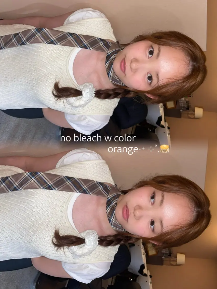 セミロング カット ヘアカラー トリートメント 韓国レイヤー YOKE reinaのヘアスタイル