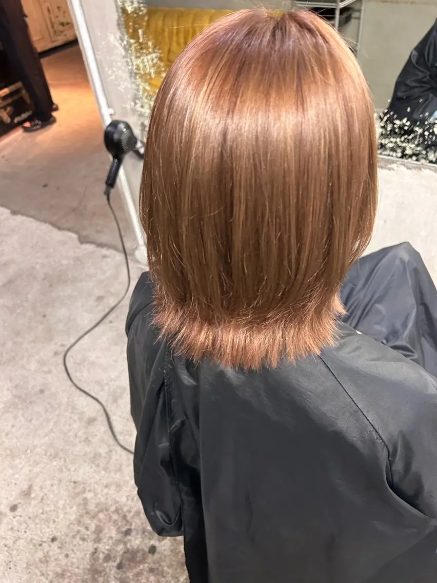 ミディアム カラー ヘアアレンジ お任せヘア☘️☘️ 及川渚のヘアスタイル