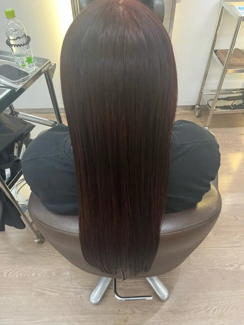 ロング カラー ヘアカラー 岡野 玲花のヘアスタイル