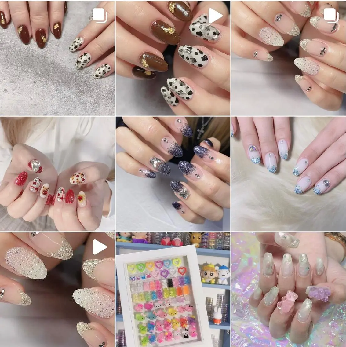 ネイル 渋谷／チップ長さ出し 👑アプレgel-xのネイルデザイン