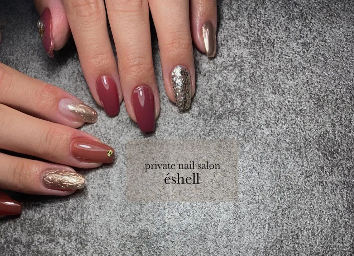 ネイル ハンドネイル nail salon éshellのネイルデザイン