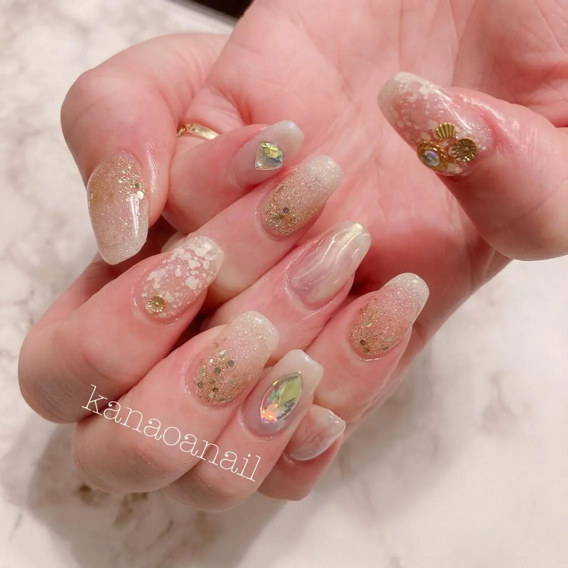 ネイル 地爪育成💅 kanaoanailのネイルデザイン