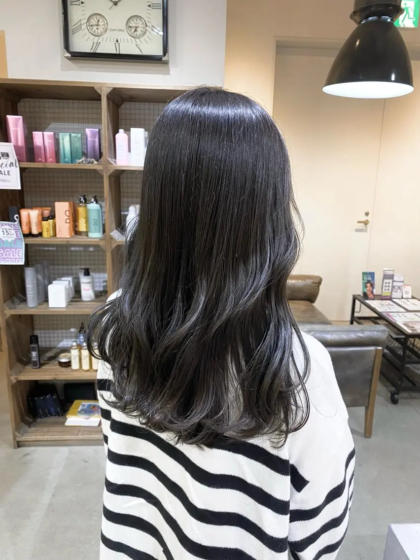 ロング カット ヘアカラー トリートメント 梅田/髪質改善カラー ✨愛一郎のヘアスタイル