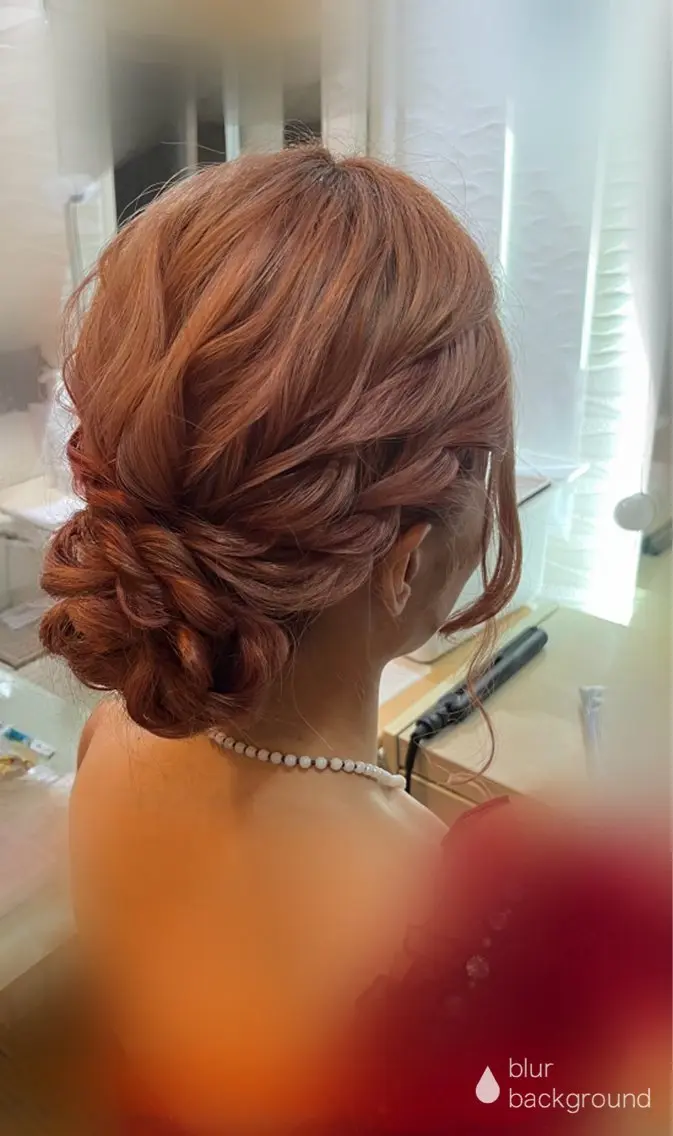 ロング ヘアアレンジ ヘアセット ヘアアレンジ/ カラー/hazukiのその他イメージ