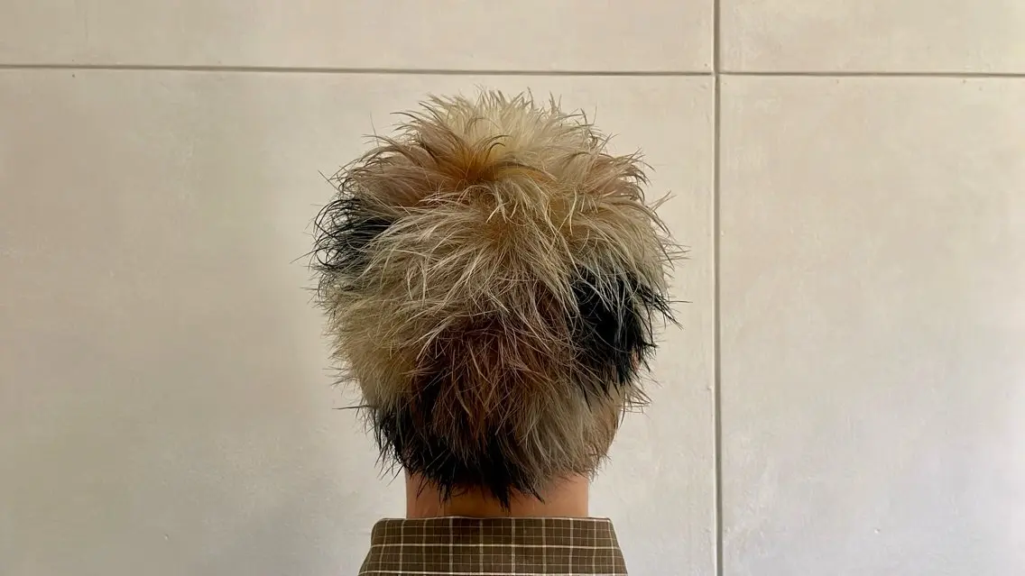 ショート カラー メンズ サトウ コウキ  メンズのヘアスタイル
