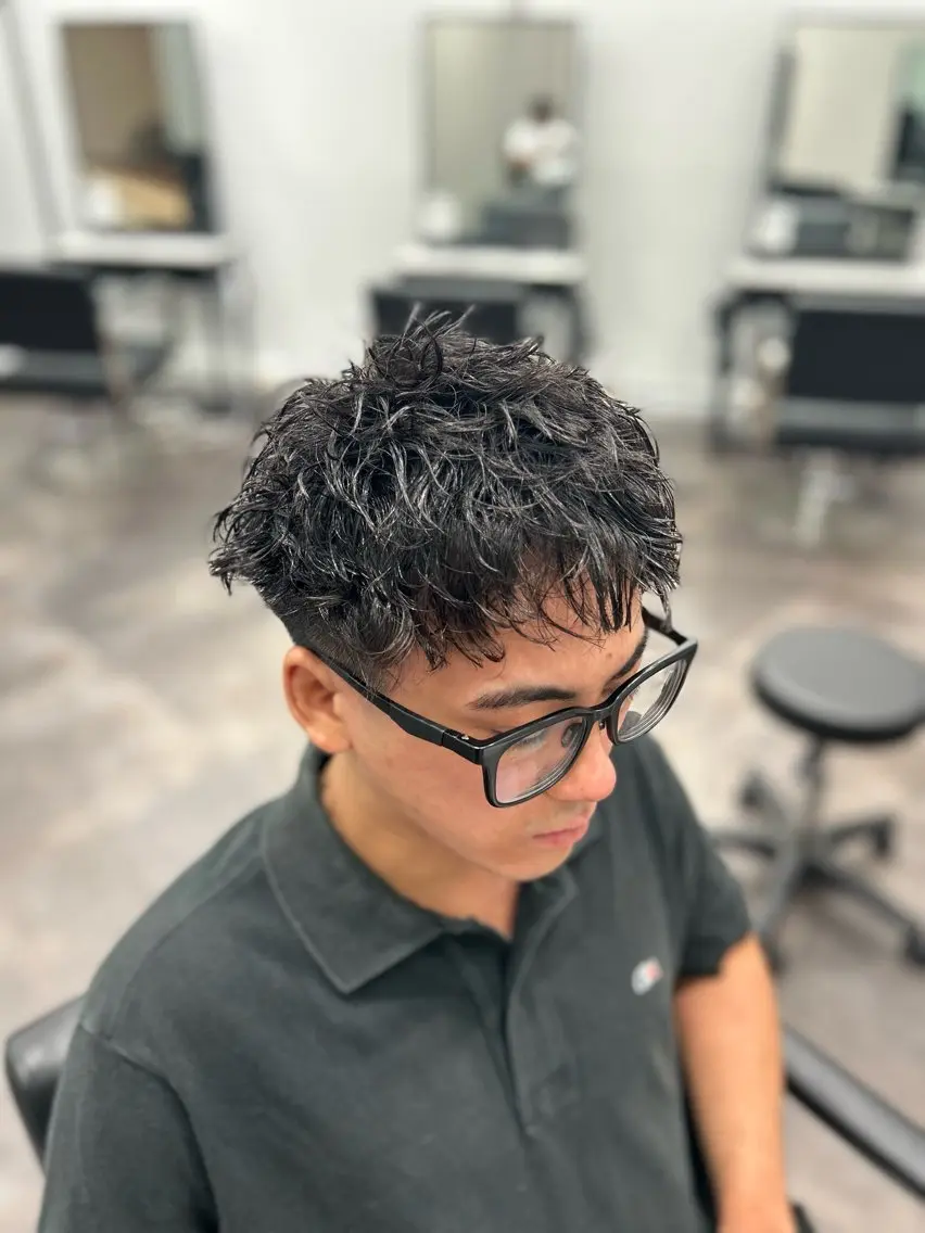 ショート パーマ メンズ 👾メンズ特化👾 井上風冴のヘアスタイル