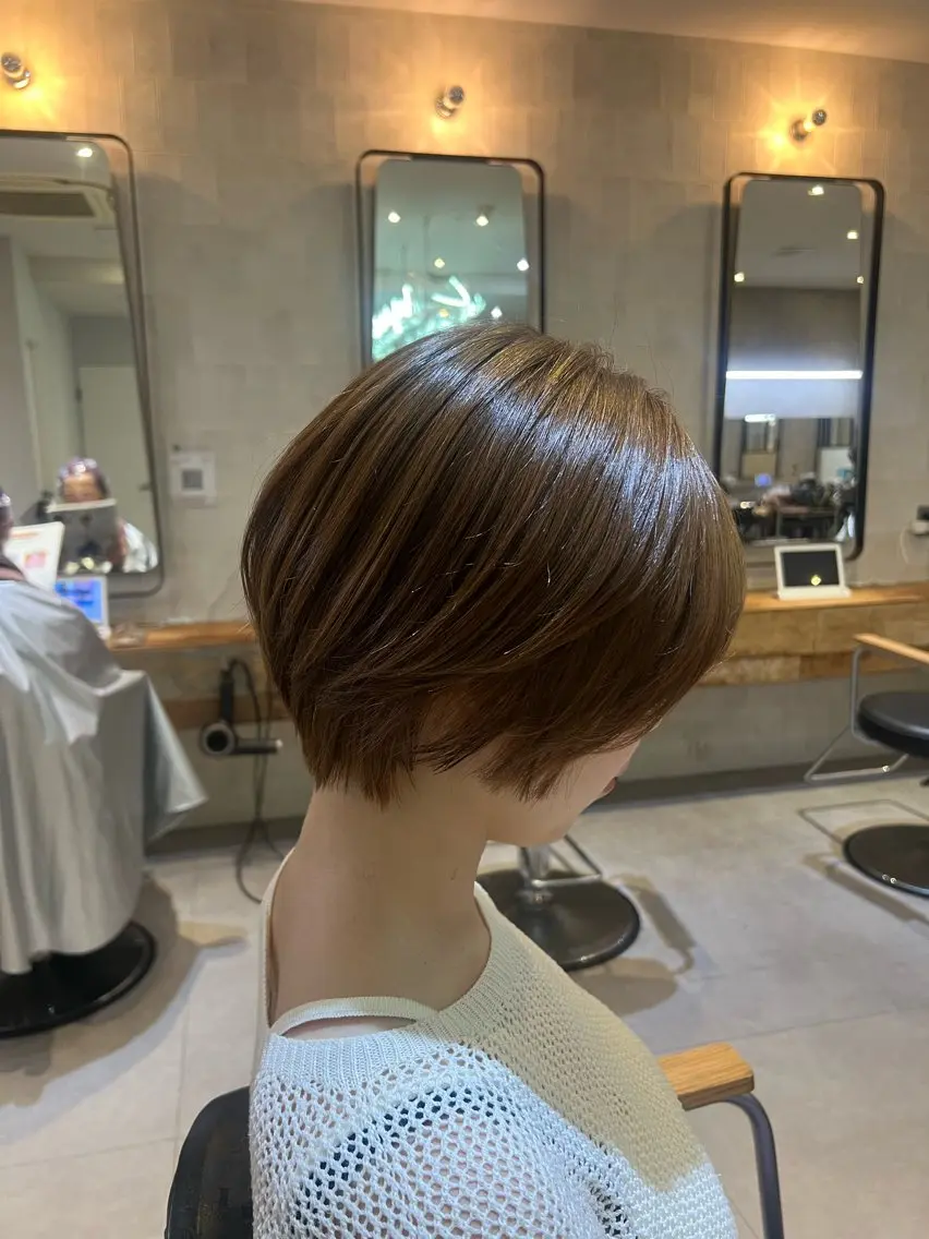 ショート カット ハシモト ミオのヘアスタイル