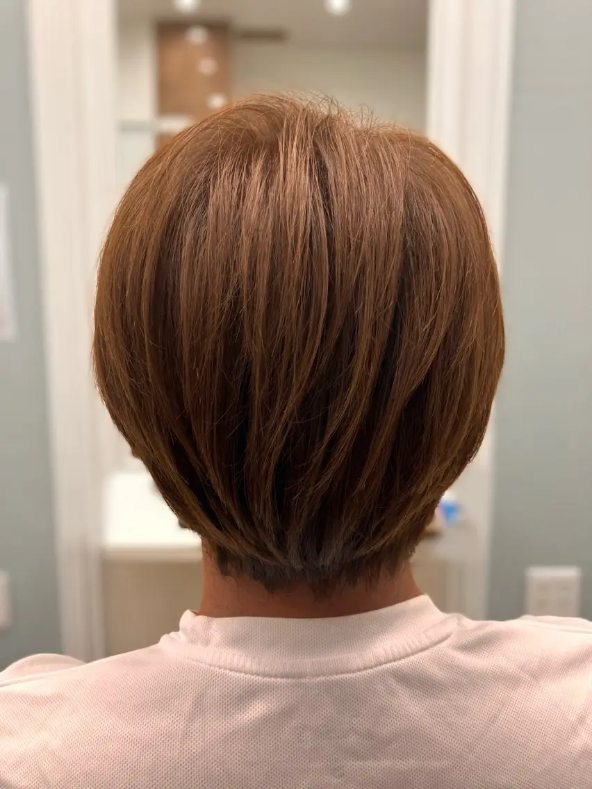 ショート ヘアカラー 🫧艶カラー osawa🐳🫧のヘアスタイル