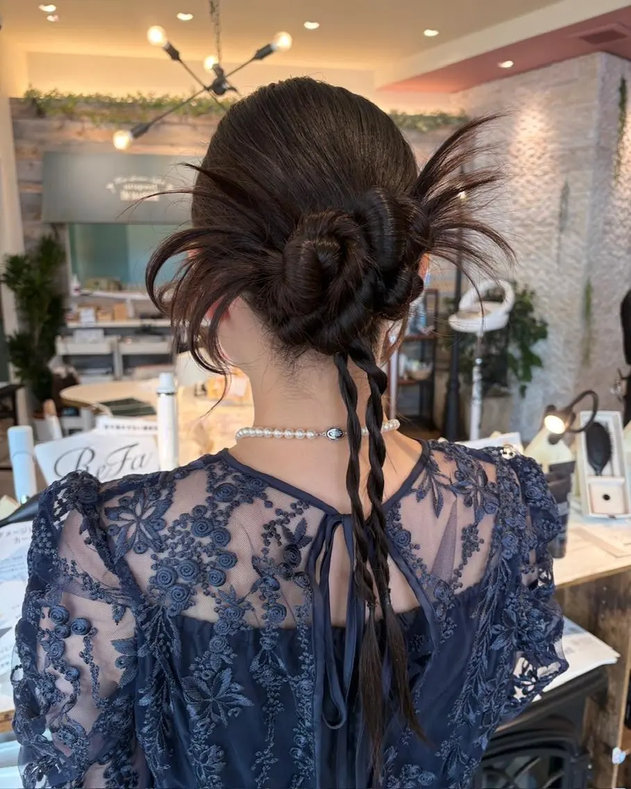 【ミニモ限定お出かけ前プラン🎵】カラー+似合わせヘアセットの写真