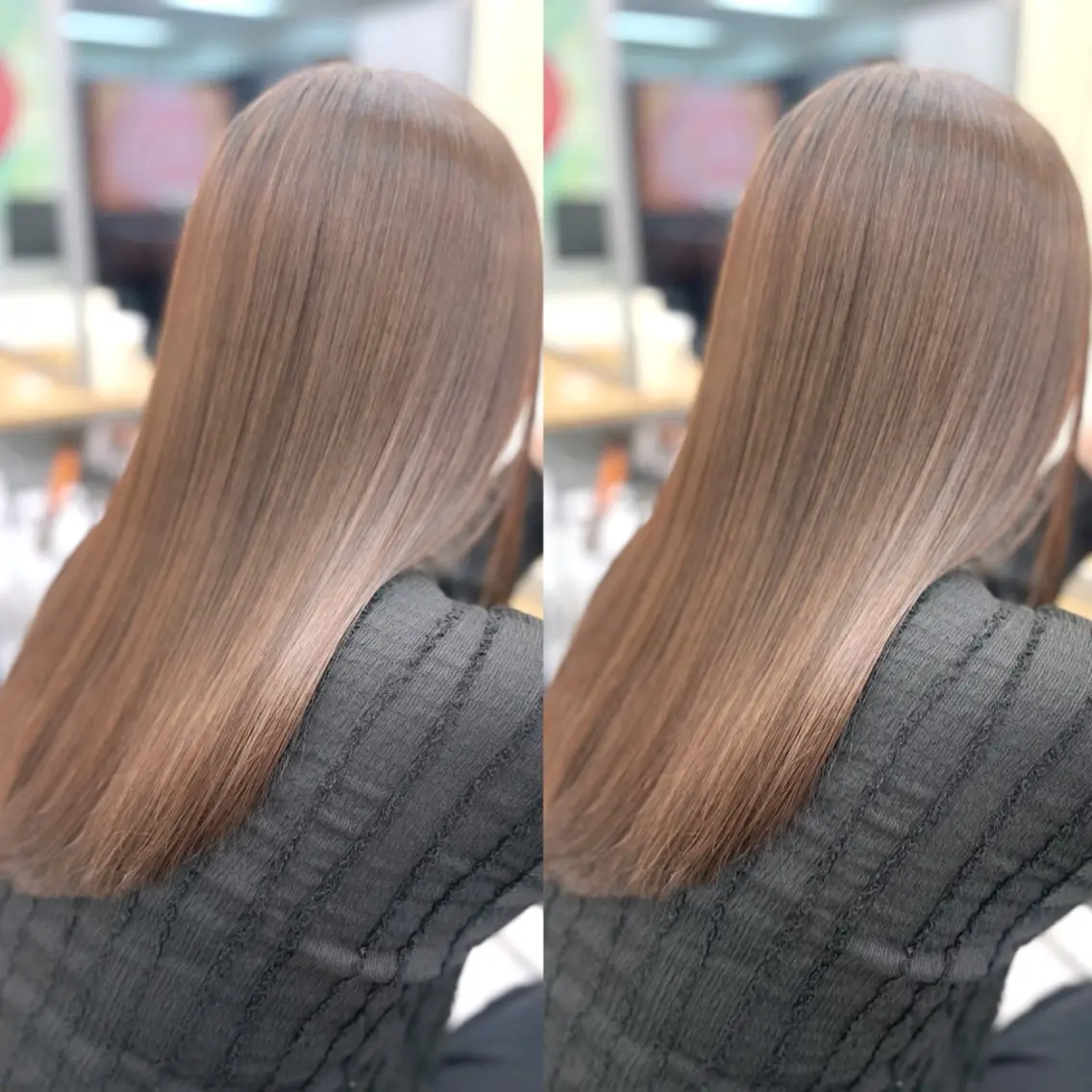 ロング 髪質改善 縮毛矯正 縮毛矯正 トリートメント 有田 仁志のヘアスタイル