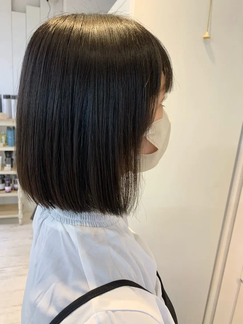 ミディアム ボブ 戸丸 絵夢のヘアスタイル