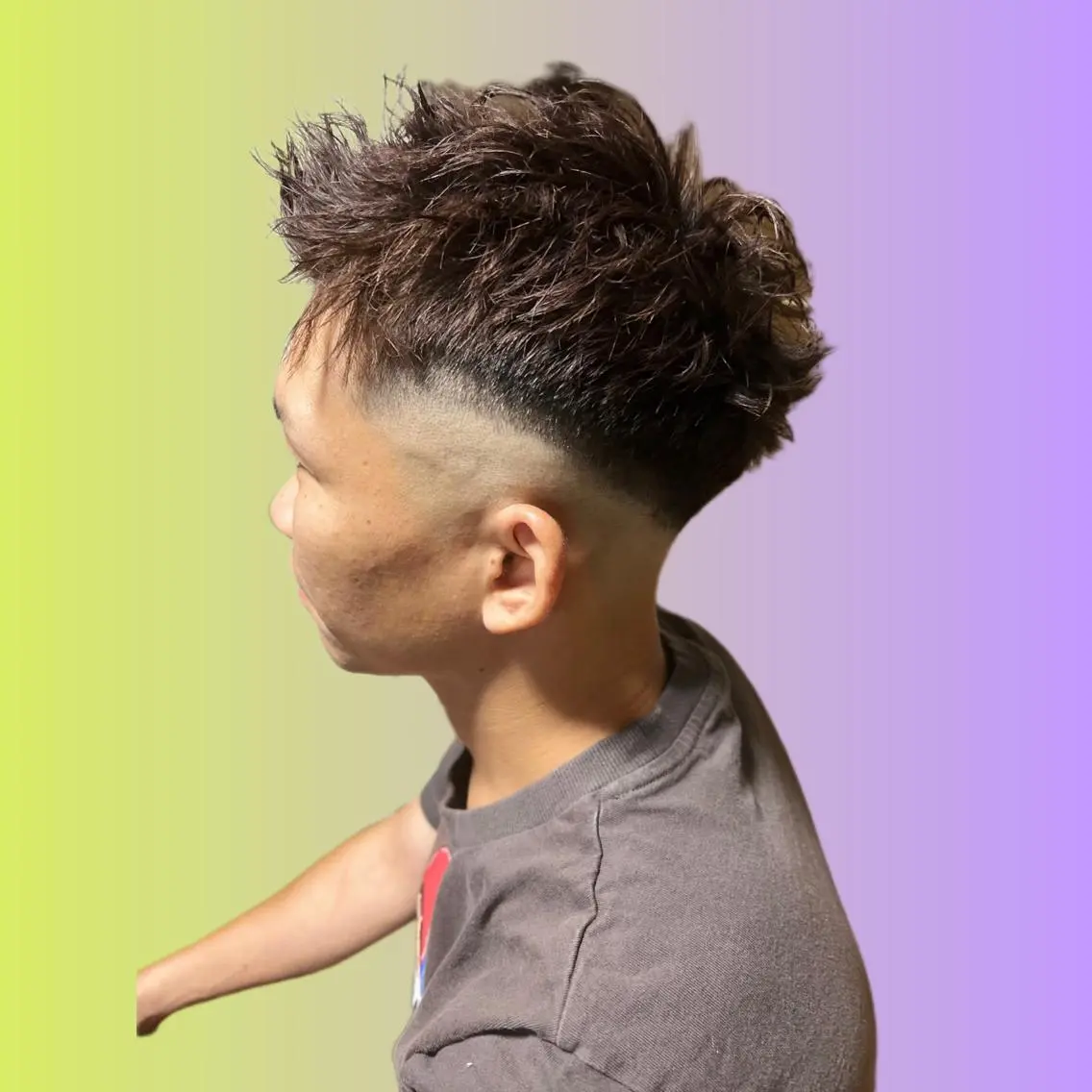 ショート パーマ スパイラルパーマ 吉原 頌平のヘアスタイル