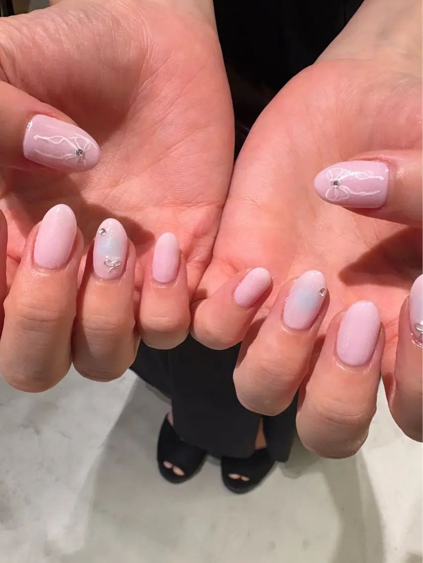 【当店人気メニュー💖】定額シンプルアートコース🤍の写真