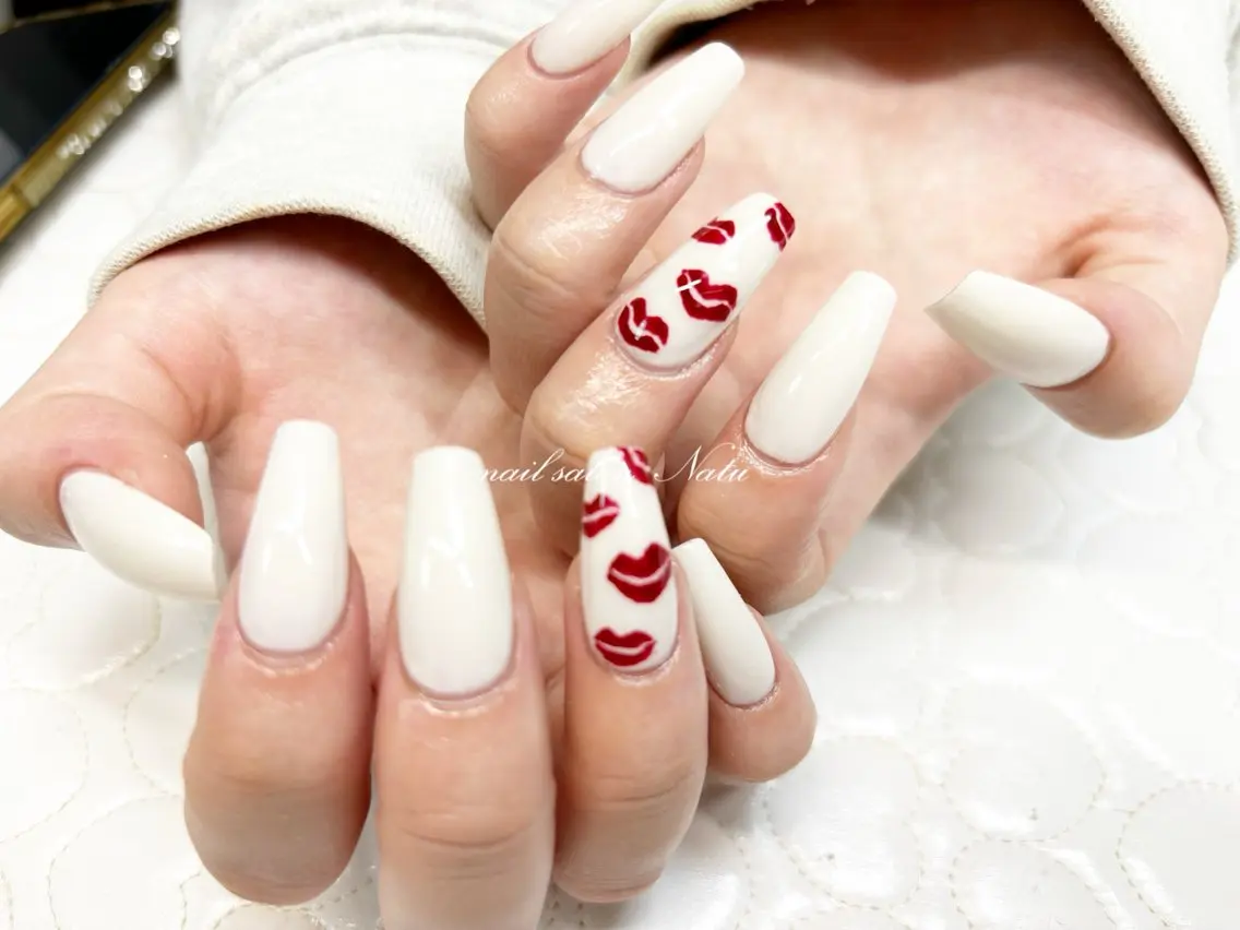 ネイル 長さ出し 持ち込み nailsalon Natuのネイルデザイン