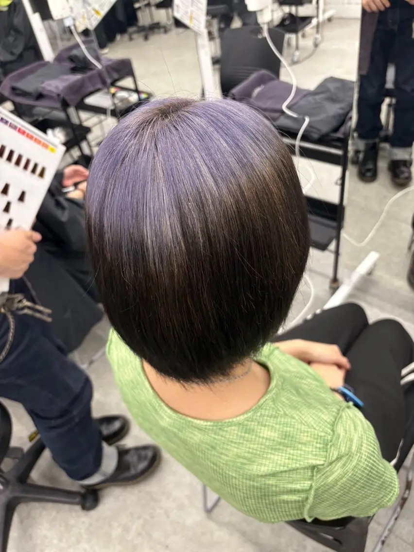 ショート カラー ヘアカラー 野口 楓華のヘアスタイル
