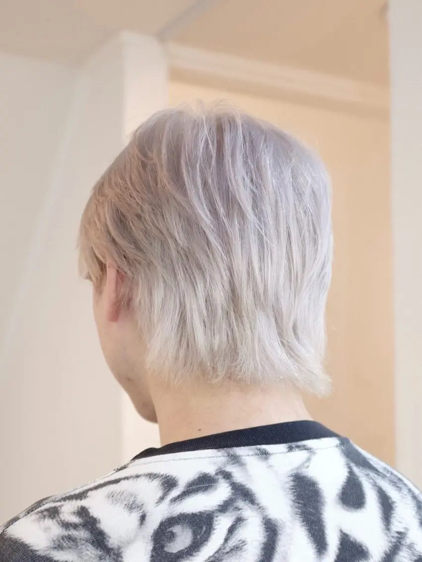 ショート カラー ヘアアレンジ メンズ 🦠デザインカラー/ 魚瀬あおい🦠のヘアスタイル
