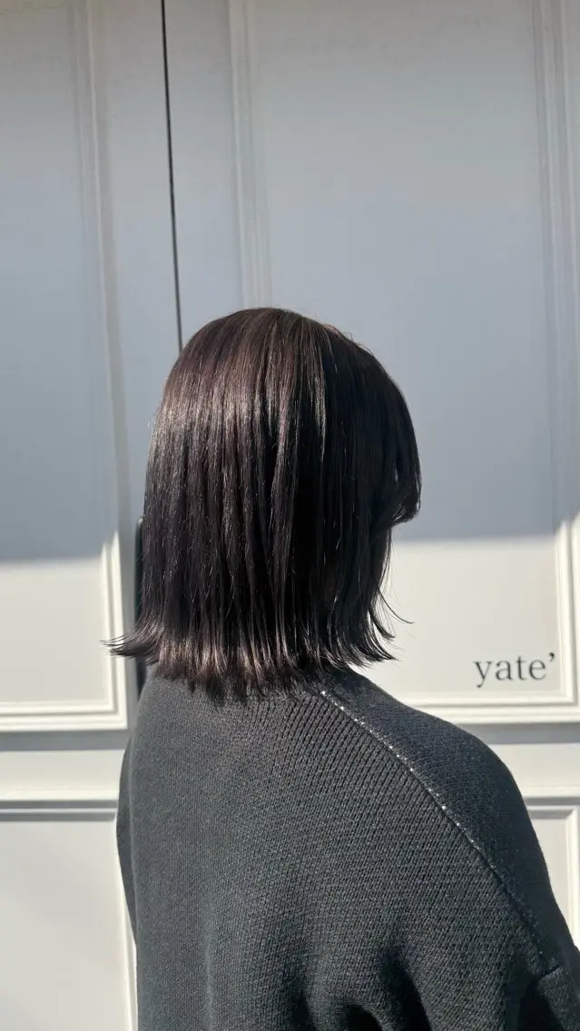 ショート カラー ヘアカラー トリートメント 透明感カラー 【yate'】rinのヘアスタイル