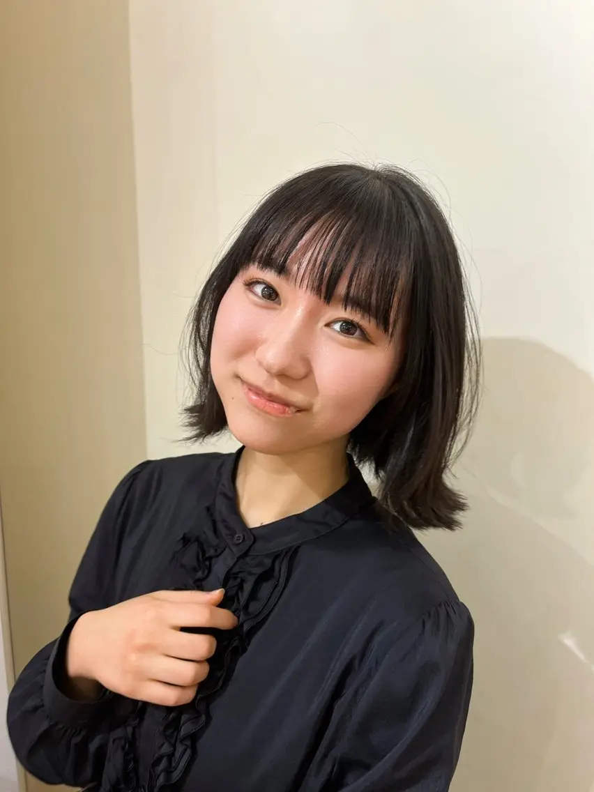 ミディアム トリートメント ヤマナカ アイリのヘアスタイル