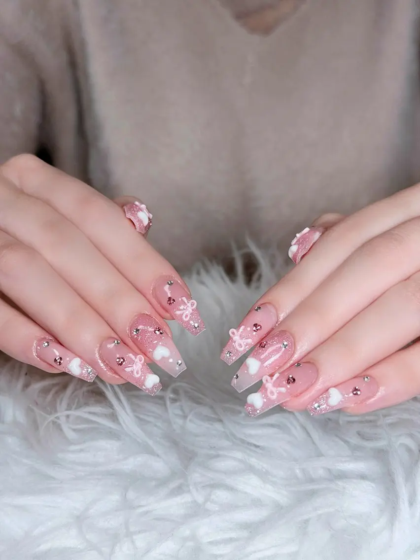 ネイル オーロラネイル ボルドー ブラウン 氷ネイル・うるうるネイル キラキラネイル ハンドネイル Julli NailStudioのネイルデザイン