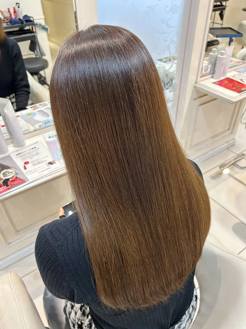 ロング 髪質改善 カット ヘアカラー トリートメント 高橋 佑のヘアスタイル