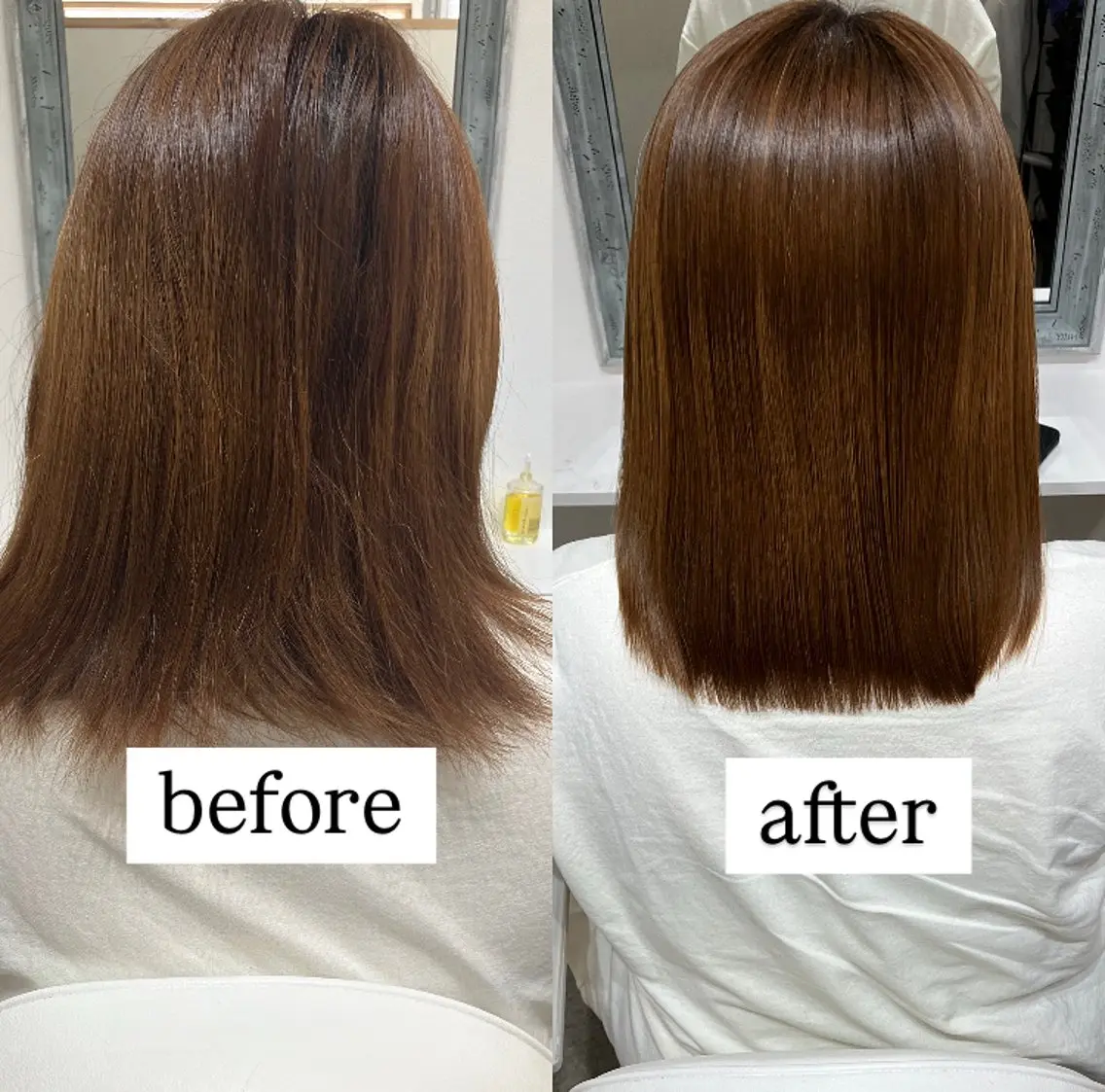 ミディアム 縮毛矯正 髪質改善 moriのヘアスタイル