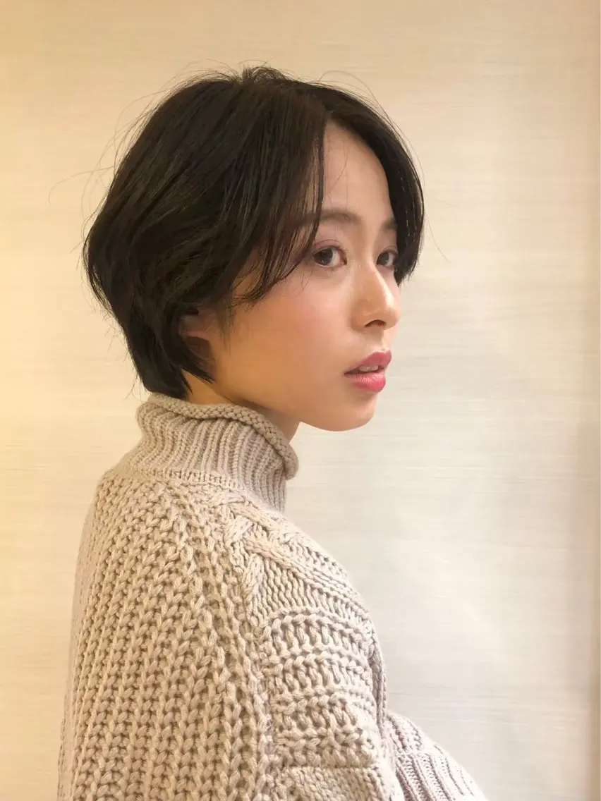 ショート カラー 沢井涼人 ✂︎ 艶髪のヘアスタイル