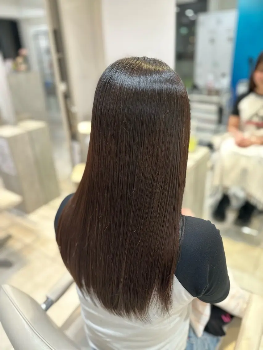 ロング カラー 髪質改善 トリートメント SAKAMOTO YUMEのヘアスタイル