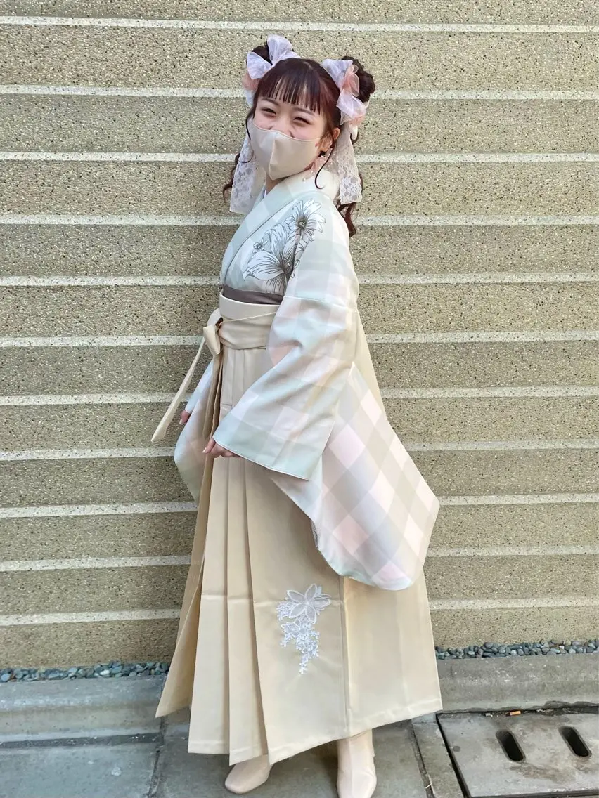 ロング 卒業式のヘアスタイル 学生 韓国風ヘア ロング 着付け 当日予約大歓迎💕/ Chisatoのその他イメージ
