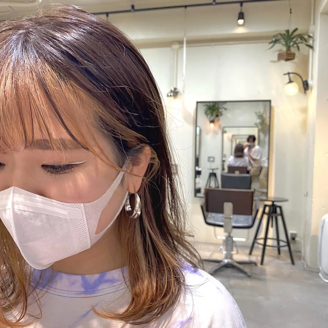ミディアム カラー ヘアアレンジ 【ダメージレス施術】 【透明感】北村 拓也のヘアスタイル