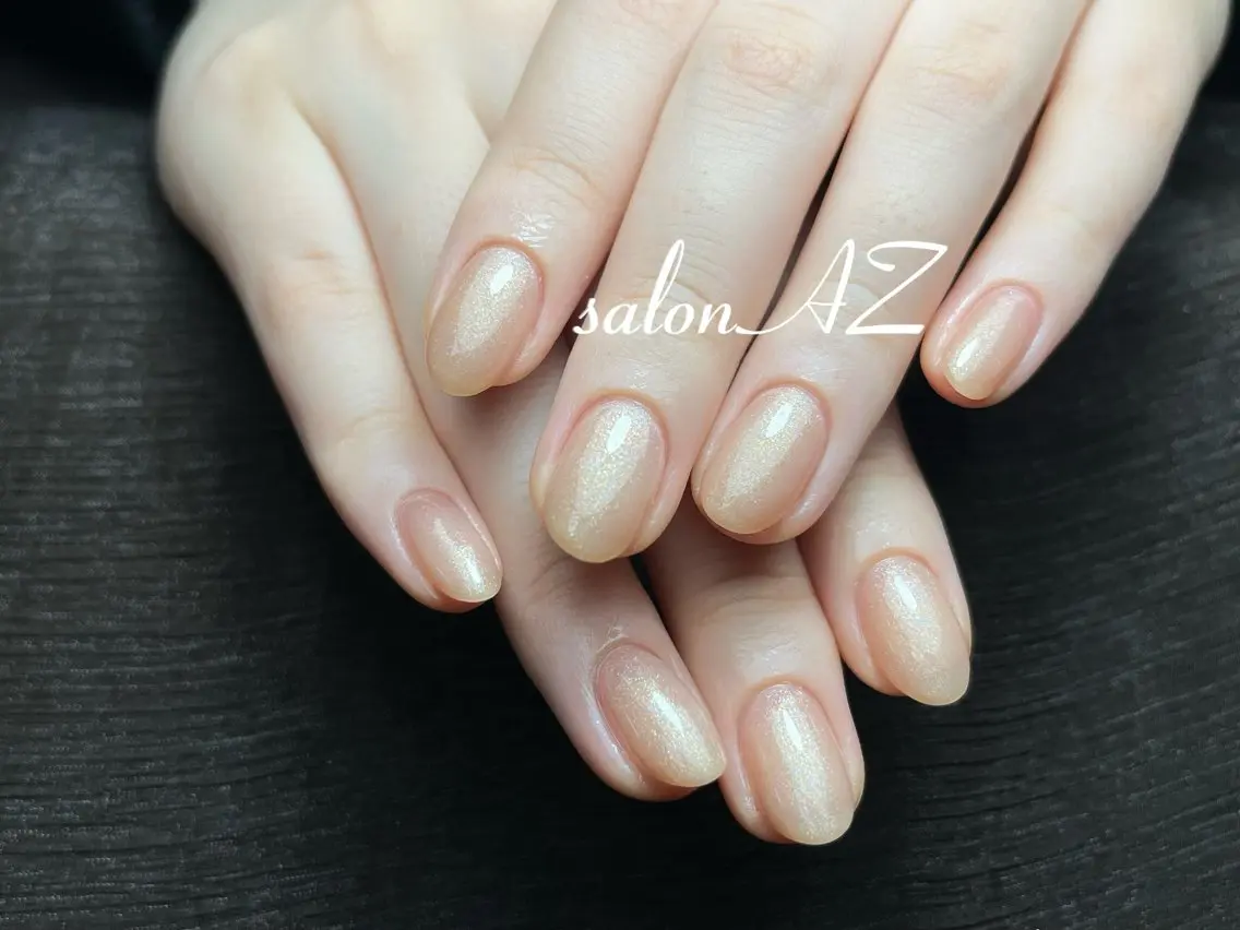 ネイル アートネイル 長さ出し フットネイル フレンチネイル ジェルネイル salon AZのネイルデザイン