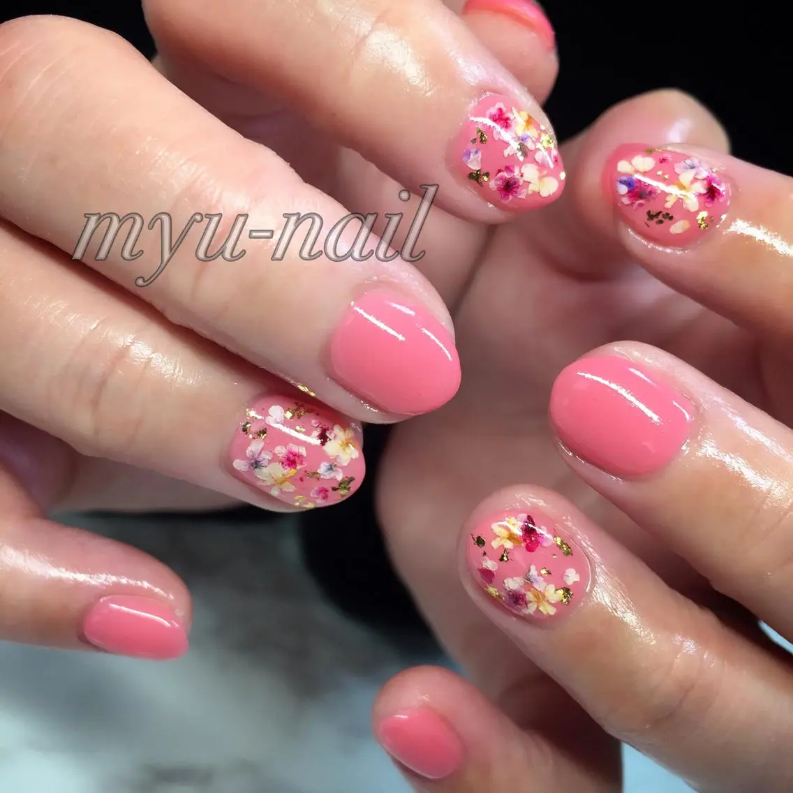 ネイル ハンドネイル ホームサロン myu-nailのネイルデザイン