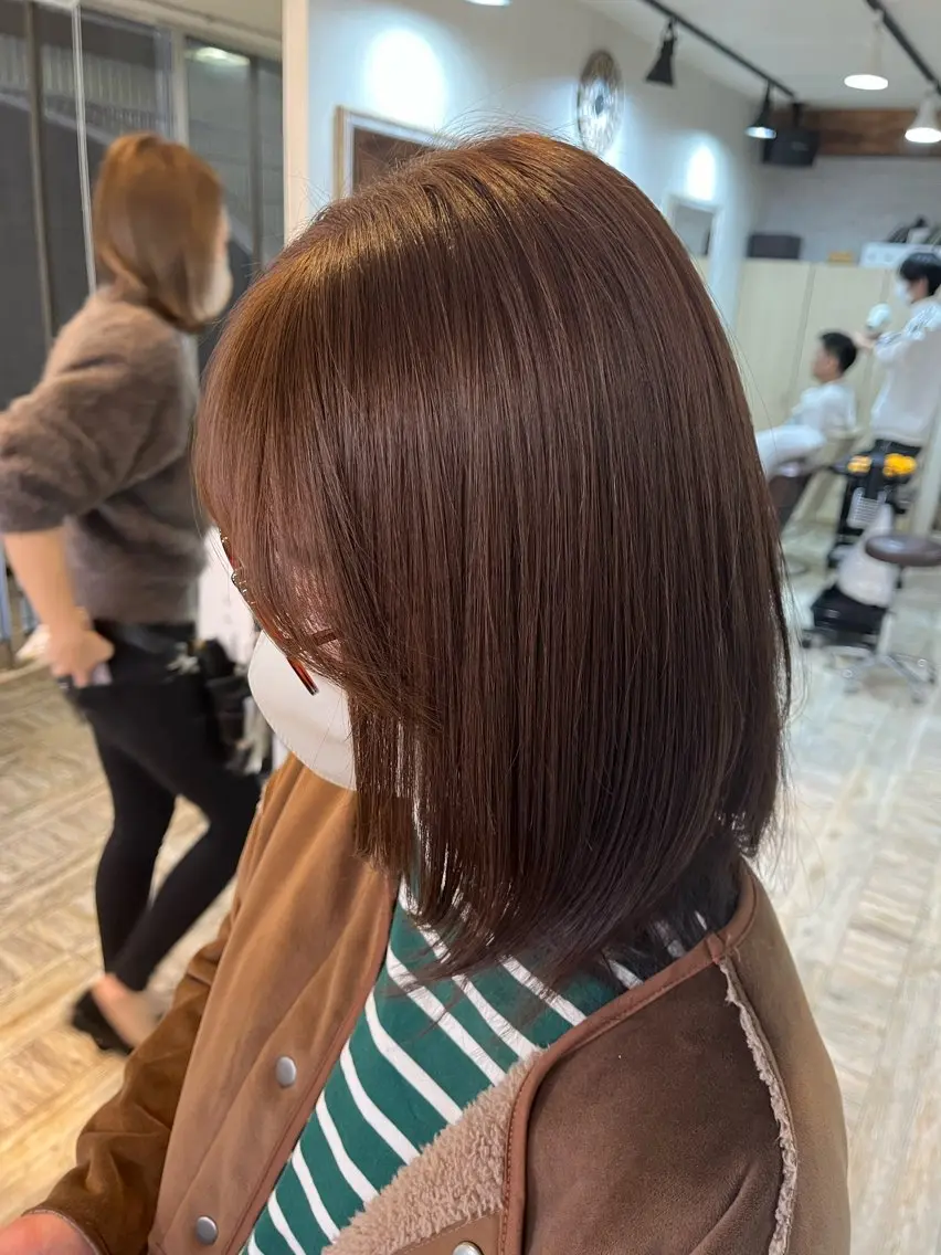 メンテナンスカット+カラーの写真
