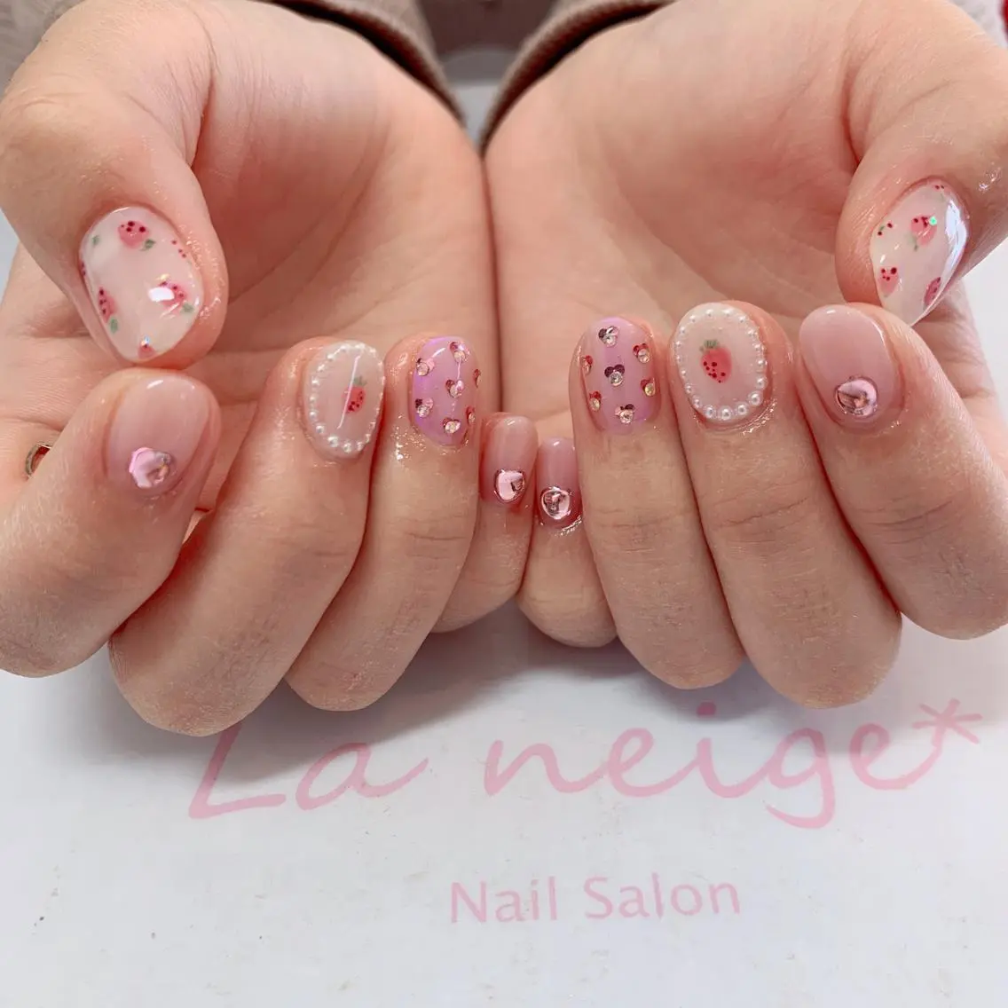ネイル ハンドネイル La neige* yuki 🐩🌙のネイルデザイン