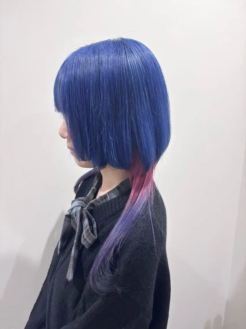 ロング カラー ヘアカラー トリートメント ヘッドスパ 【ハイトーン特化】 🦋森山陽向/大宮のヘアスタイル