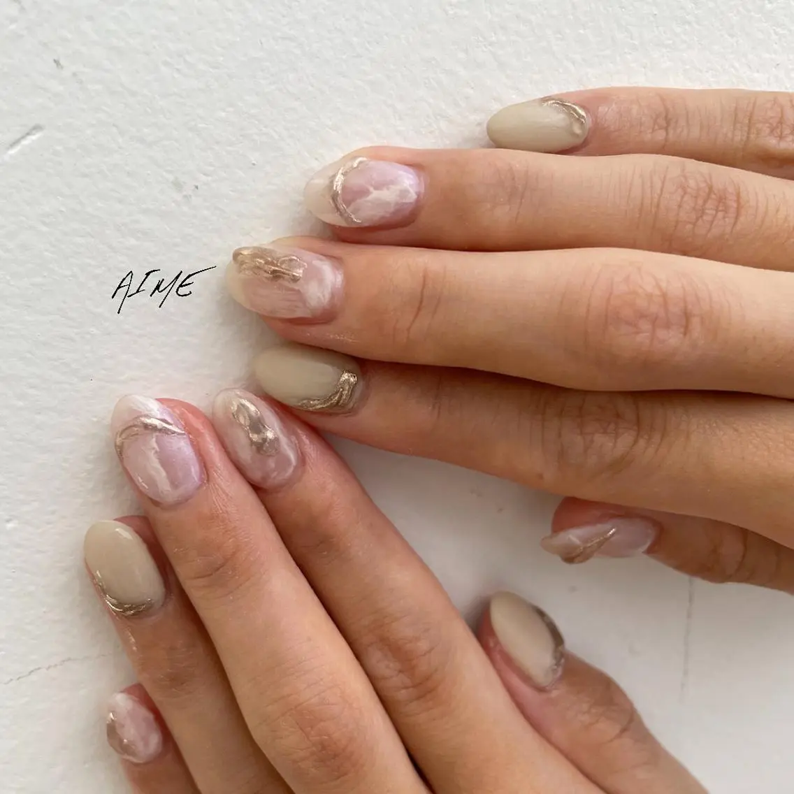 ネイル ハンドネイル AIME （momo）のネイルデザイン