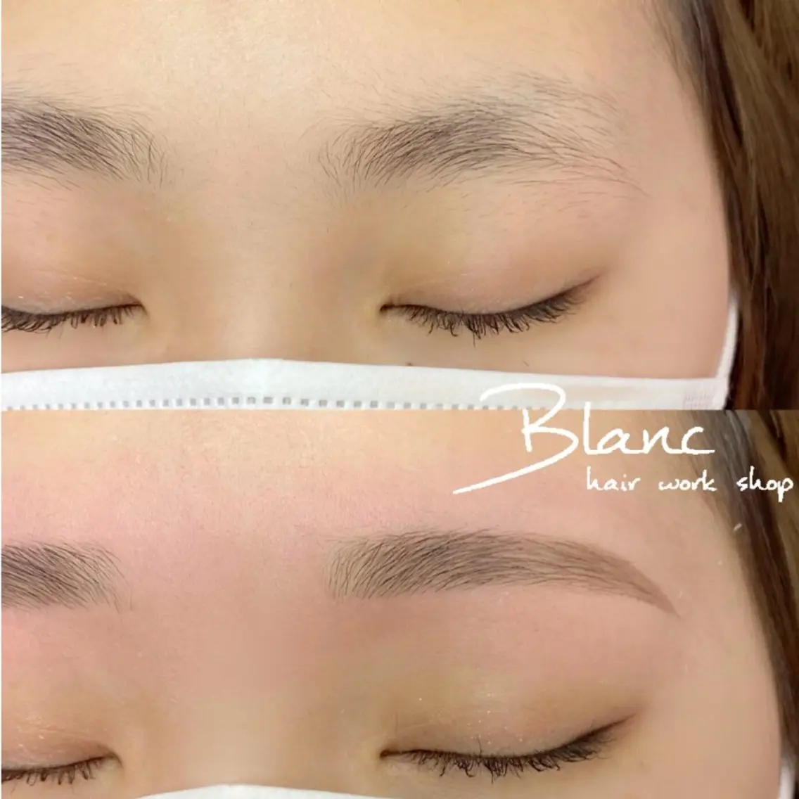 アイブロウ 眉毛ワックス脱毛 Blanc梅田茶屋町 【期間限定特別価格】のマツエク・マツパデザイン
