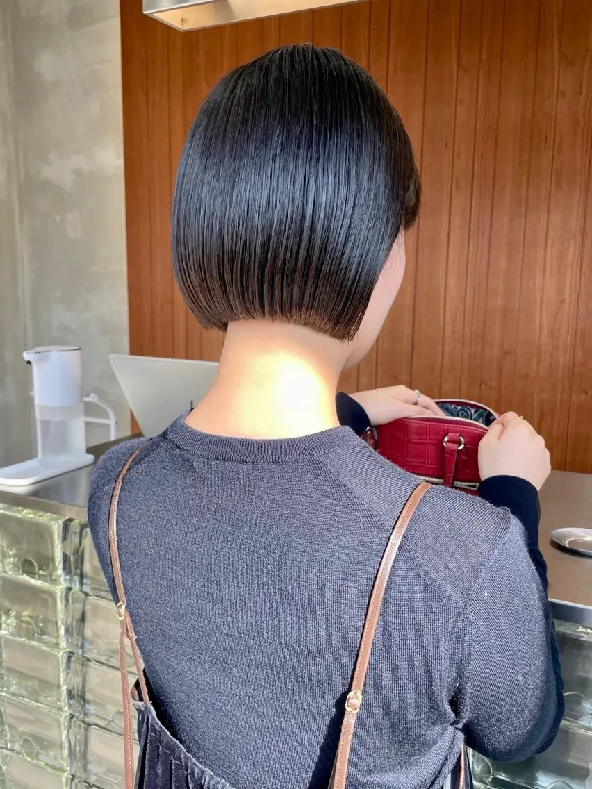 ショート カラー カット トリートメント 華 /ショート/ボブのヘアスタイル