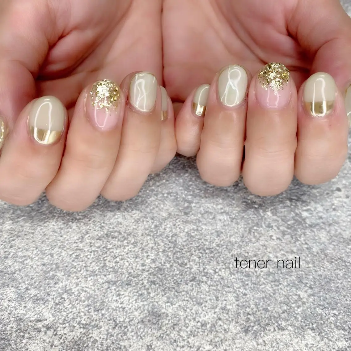 ネイル 大理石ネイル(マーブル) テネルネイル tener nailのネイルデザイン
