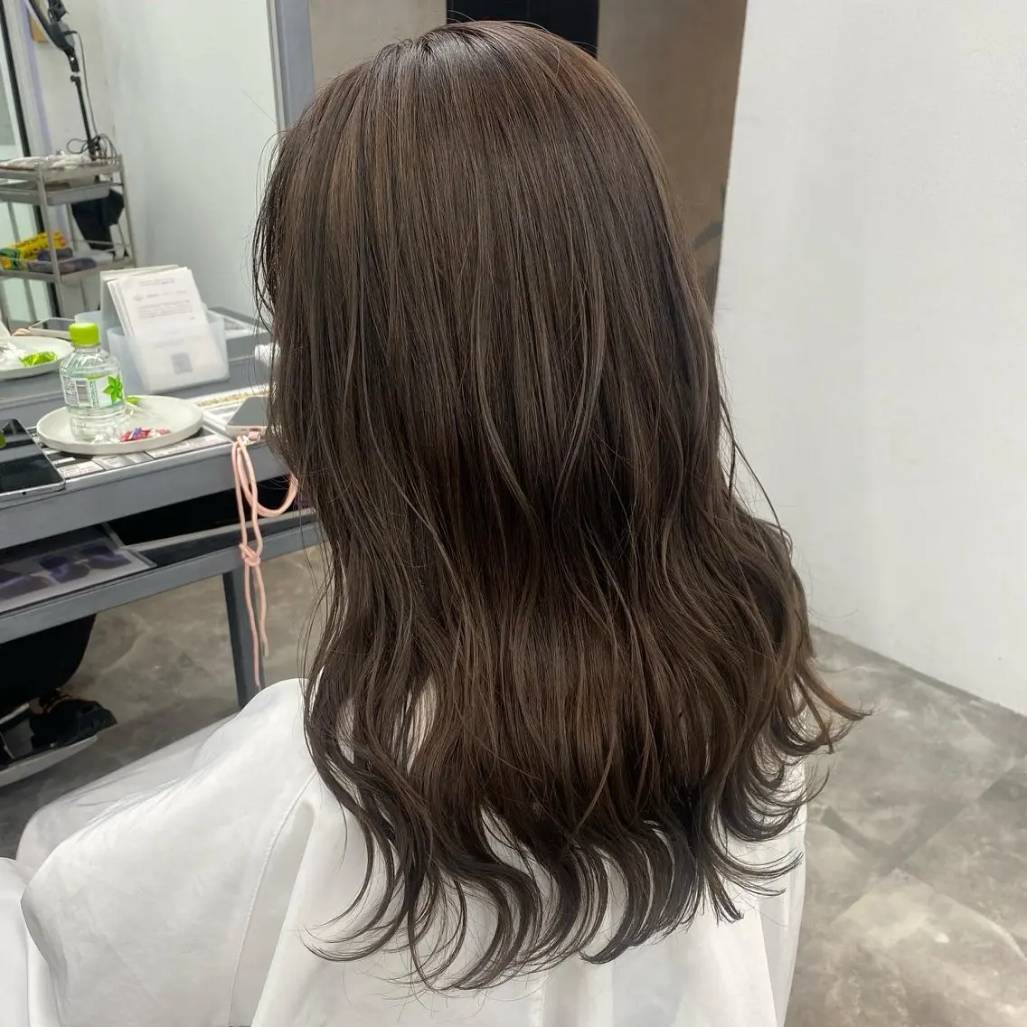 セミロング カット トリートメント ブリーチカラー特化 ✨️永井諒のヘアスタイル