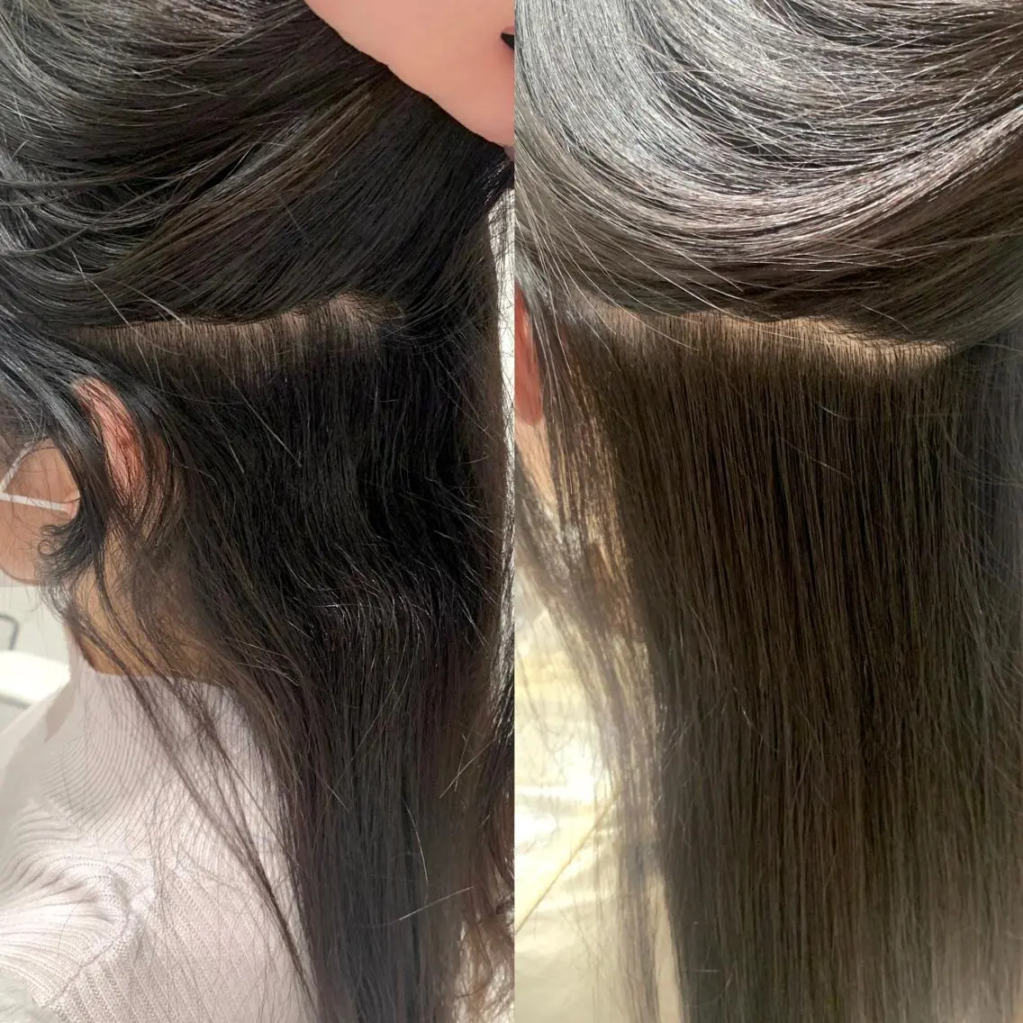 ロング 縮毛矯正 トリートメント 内田 志乃のヘアスタイル