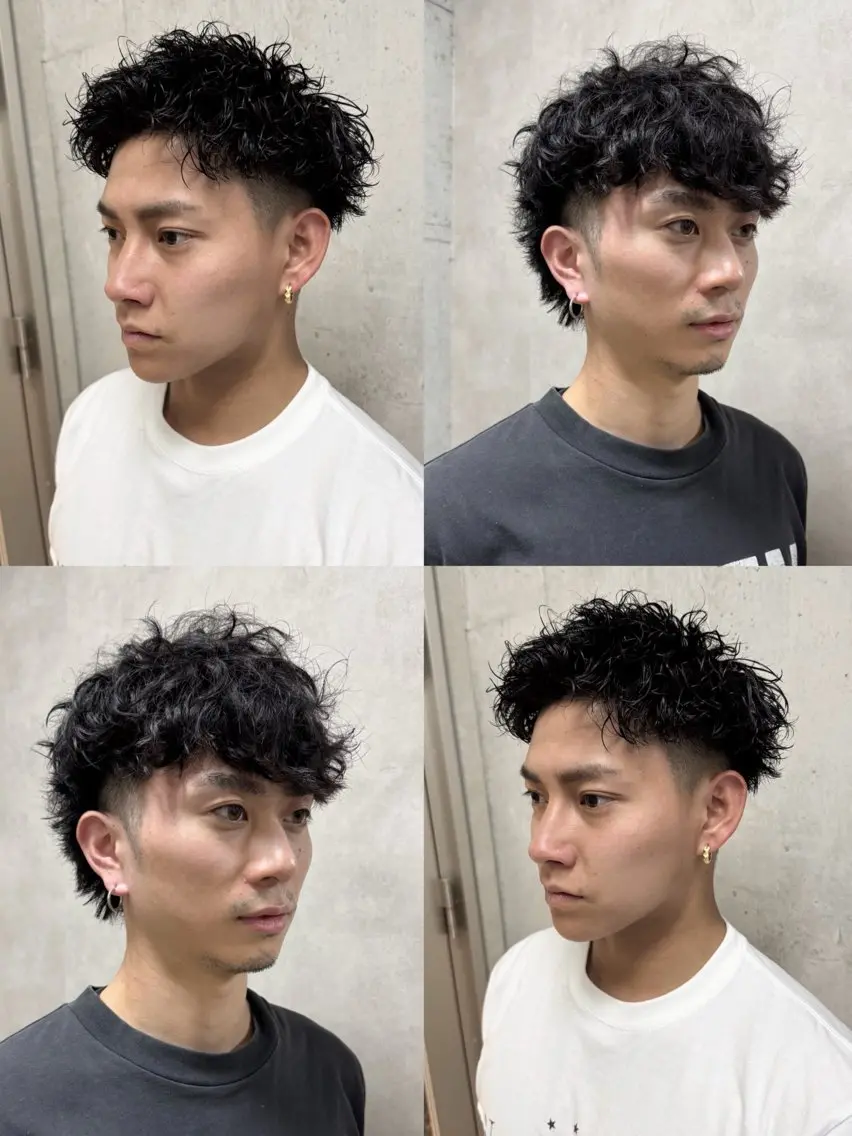 【⚡️男らしい無造作なスタイル⚡️】カット+メンズパーマの写真