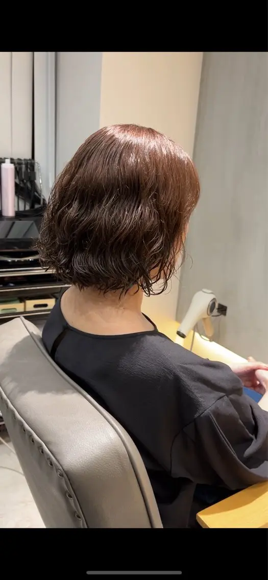 ミディアム くせ毛 縮毛矯正 SNSモニター募集！ くせ毛特化/大村のヘアスタイル