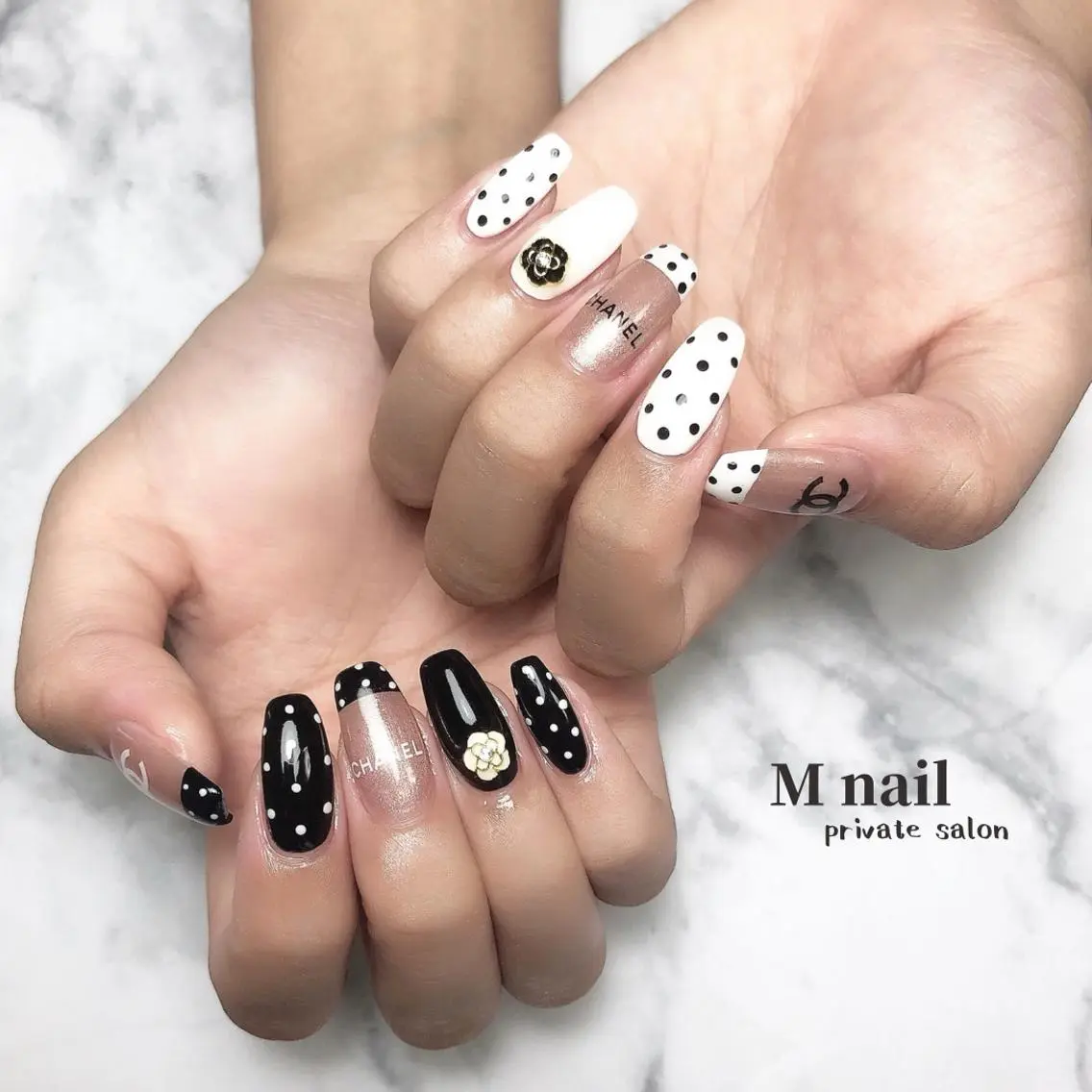 ネイル 持ち込み ハンドネイル M nailのネイルデザイン