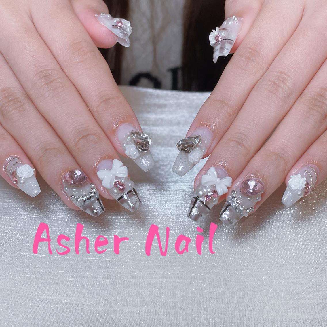 ネイル ハンドネイル ハンドケア Asher _Nailのネイルデザイン