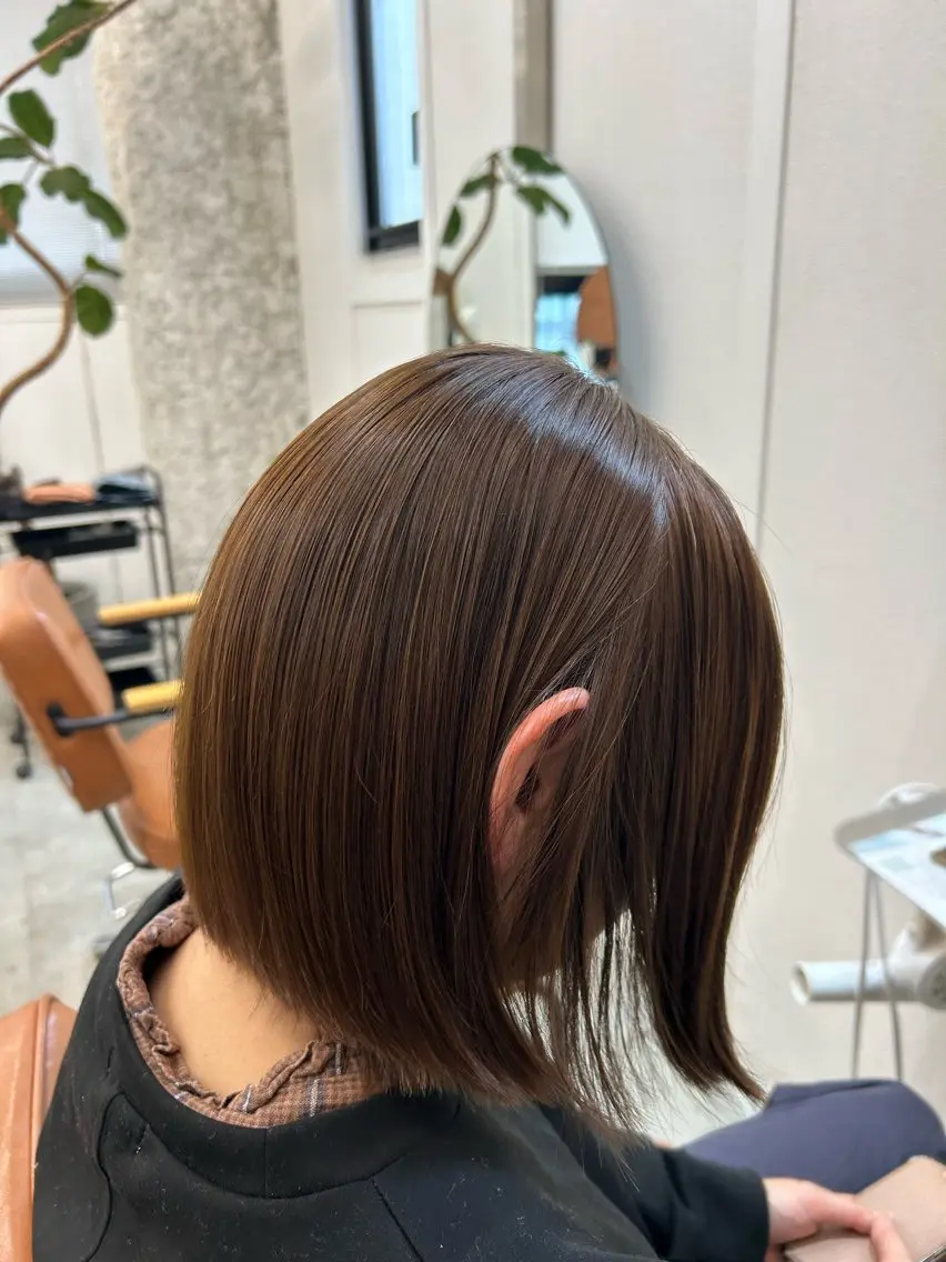 エイジング毛が気になってきたという方にもおすすめ‼️髪質改善ストレート🙌＋コーティングトリートメントの写真