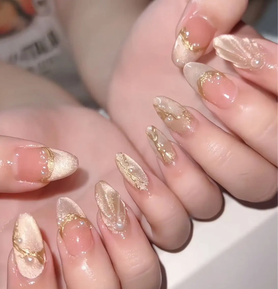 ネイル チークネイル フットネイル フレンチネイル グラデーション 韓国ネイル YUKI NAILのネイルデザイン