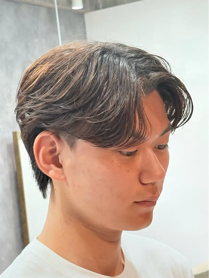 パーマ メンズ 船橋　メンズパーマ 井川哲也のヘアスタイル