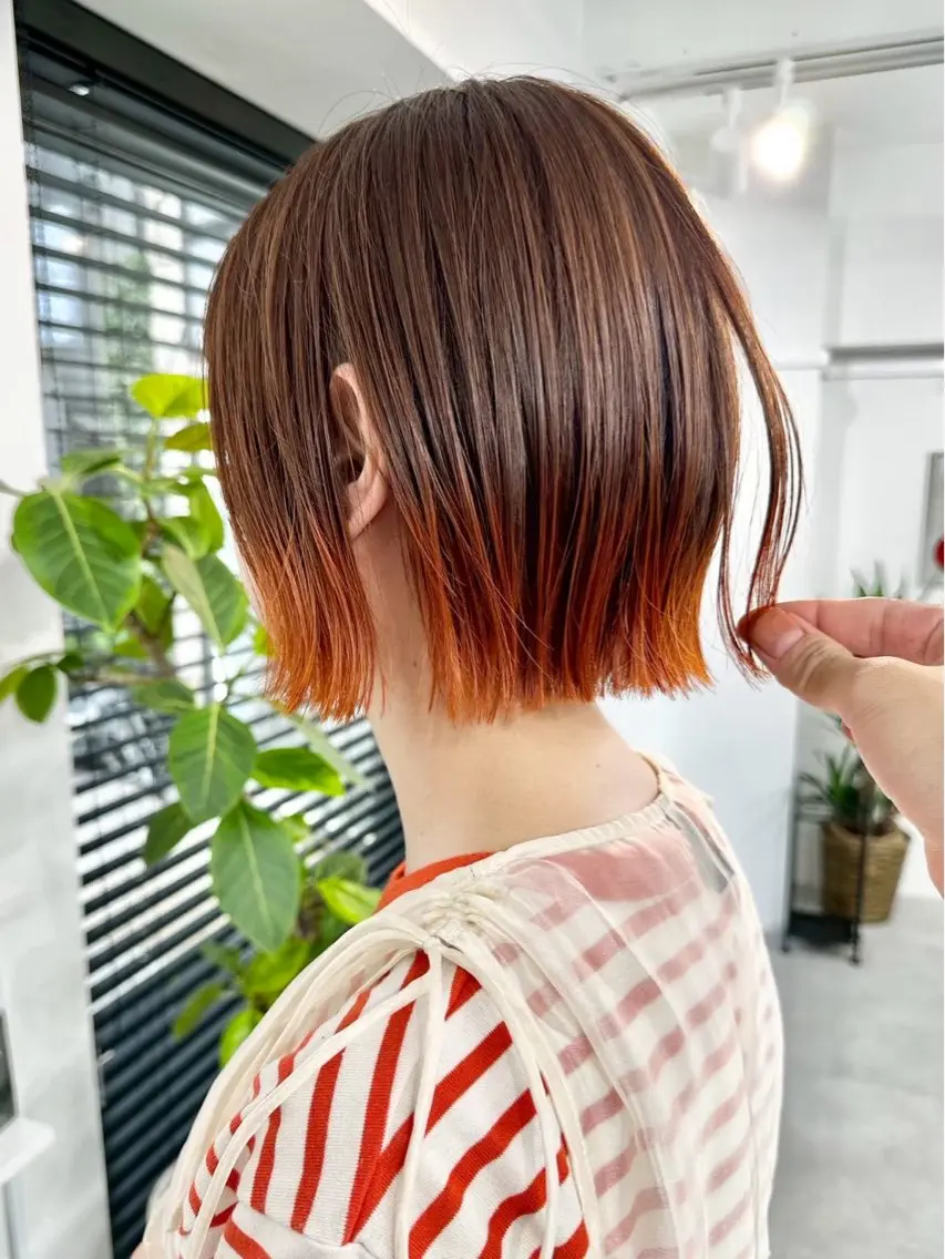 カラー デザインカラー ヘアカラー ブリーチ/推しカラー Hanaのヘアスタイル